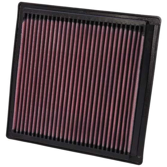 K&N 33-2288 high-flow washable oiled cotton replacement air filter for Dodge Durango and Chrysler Aspen.