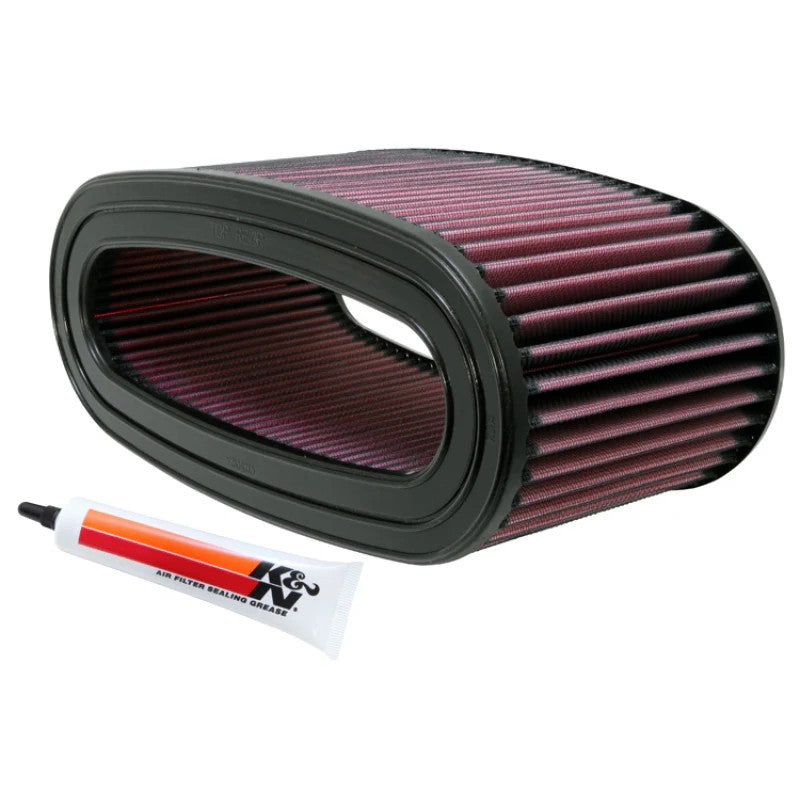K&N E-1946 High-Flow washable oiled cotton air filter for 1994-1997 Ford F-Series 7.3L diesel engines.