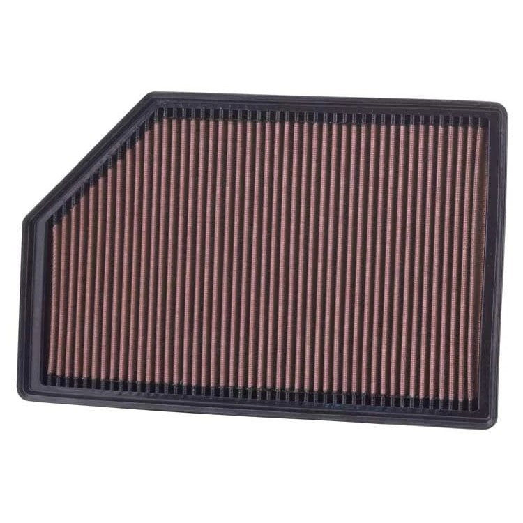 K&N 33-2388 washable high-flow oiled cotton replacement air filter for 2007-2018 Volvo vehicles.