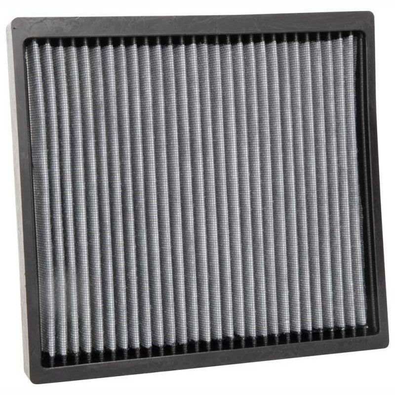 K&N VF2052 washable replacement cabin air filter with pleated synthetic media for 2019 Ford Ranger.