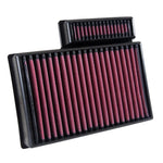 K&N 33-5024 high-flow washable oiled cotton replacement panel air filter for Ford Transit 3.2L engines.