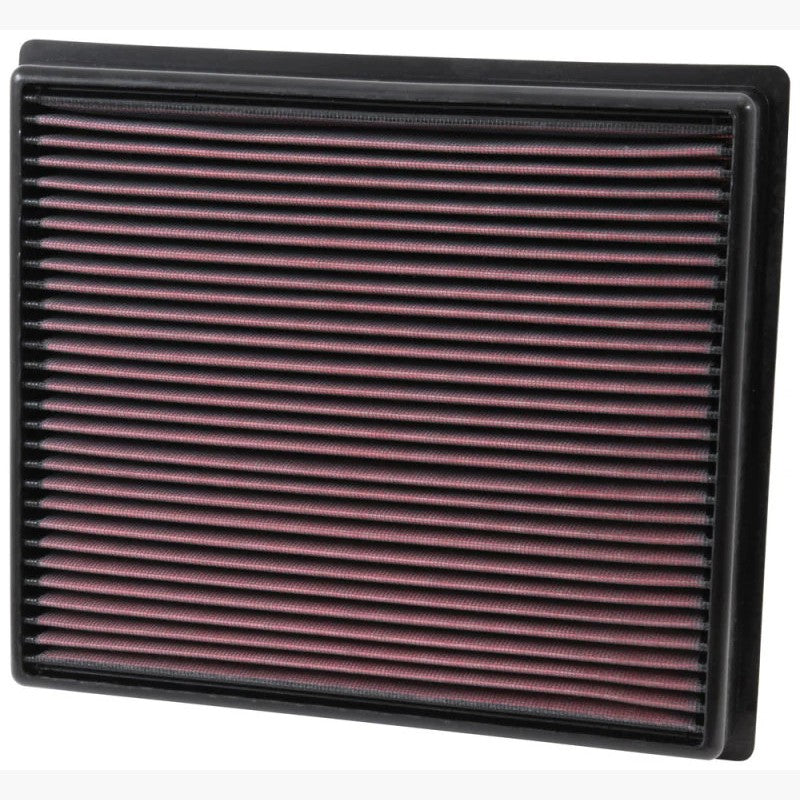 K&N 33-5017 high-flow washable oiled cotton replacement panel air filter