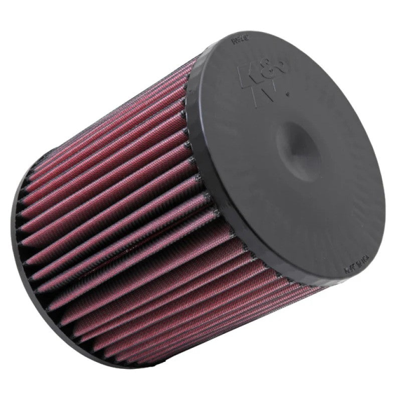 K&N E-2999 washable high-flow round straight air filter for Audi A8 Quattro