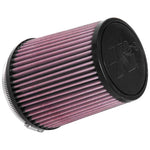 K&N RU-4550 Universal round tapered air filter with 4 inch flange and red pleated cotton gauze media