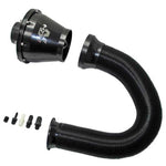 Black K&N Apollo enclosed universal cold air intake housing with 70mm mounting flange