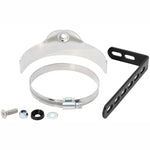 K&N Universal Apollo induction system mounting bracket with included hose clamp and zinc-plated hardware.