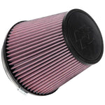 K&N RU-1042 Universal Clamp-On Air Filter with 6-inch flange, 7.5-inch base, 5-inch top, and 6.5-inch height