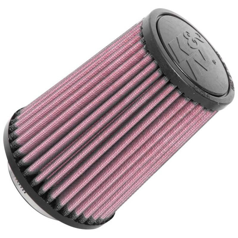 K&N RU-5062XD Universal Air Filter with black rubber top and 2.5-inch diameter flange.