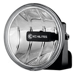 Single 4-inch KC HiLiTES Gravity G4 LED fog light with clear lens and magnesium housing