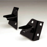 KC HiLiTES 7321 black powder-coated steel windshield hinge light mount brackets for 1987-1995 Jeep Wrangler YJ.