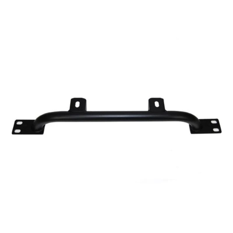 Glossy black powder coated KC HiLiTES 7400 11ga steel multi-tab front bumper light bar mount for 1997-2006 Jeep Wrangler TJ.