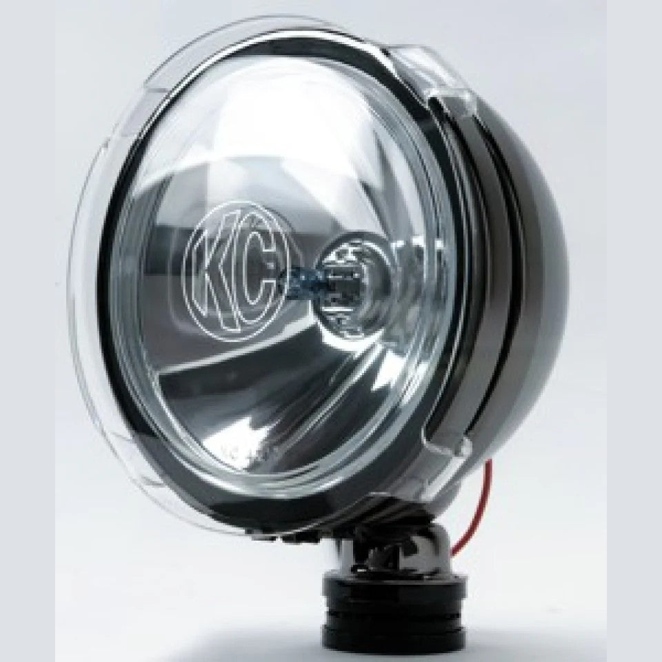 Pair of KC HiLiTES 7207 LiteShield clear polycarbonate snap-on covers for 6-inch round auxiliary lights