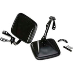 Pair of Kentrol black powdercoated side mirrors for 1955-1986 Jeep CJ models