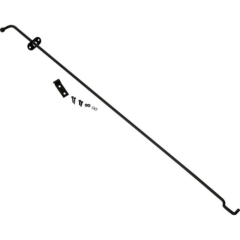 Kentrol black powdercoated steel hood prop rod for 1972-1986 Jeep CJ models