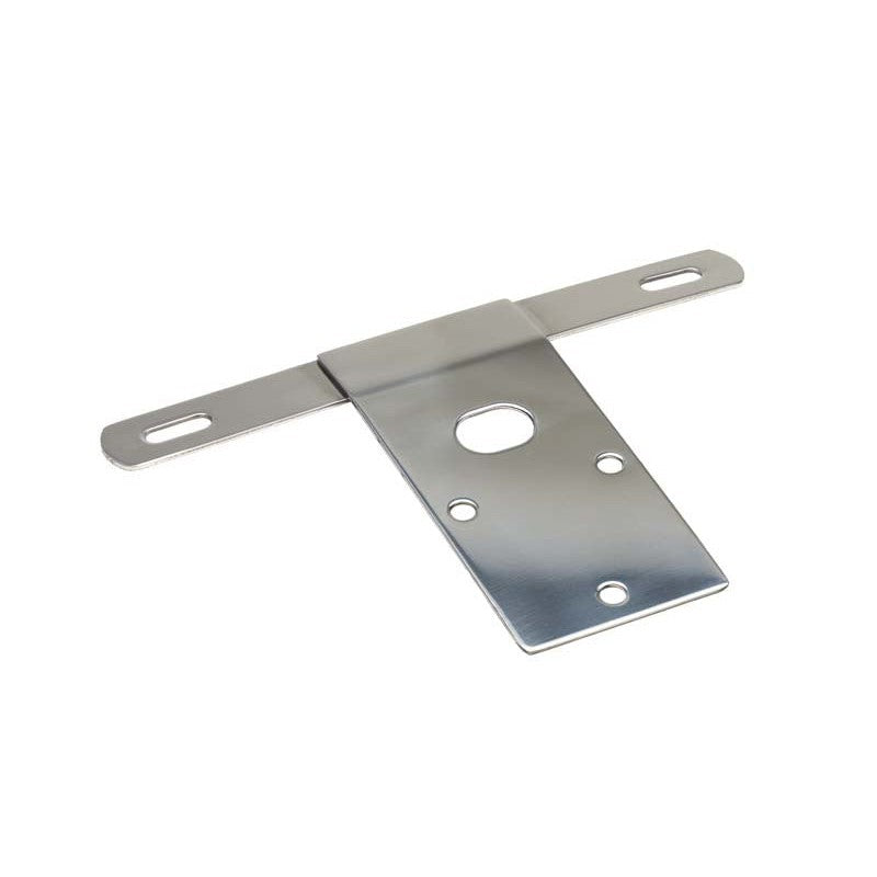 Kentrol polished silver license plate bracket for 1976-1986 Jeep CJ