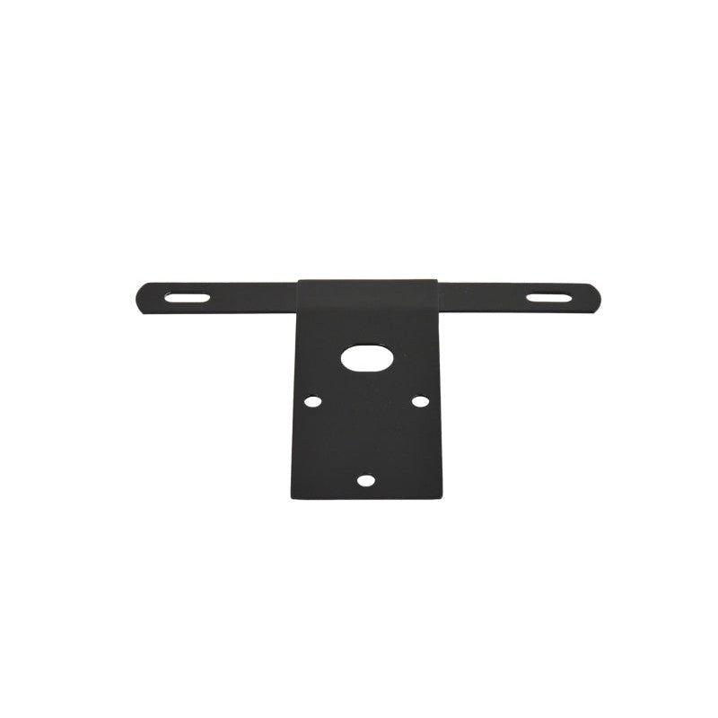 Black powdercoated license plate bracket for 1976-1986 Jeep CJ