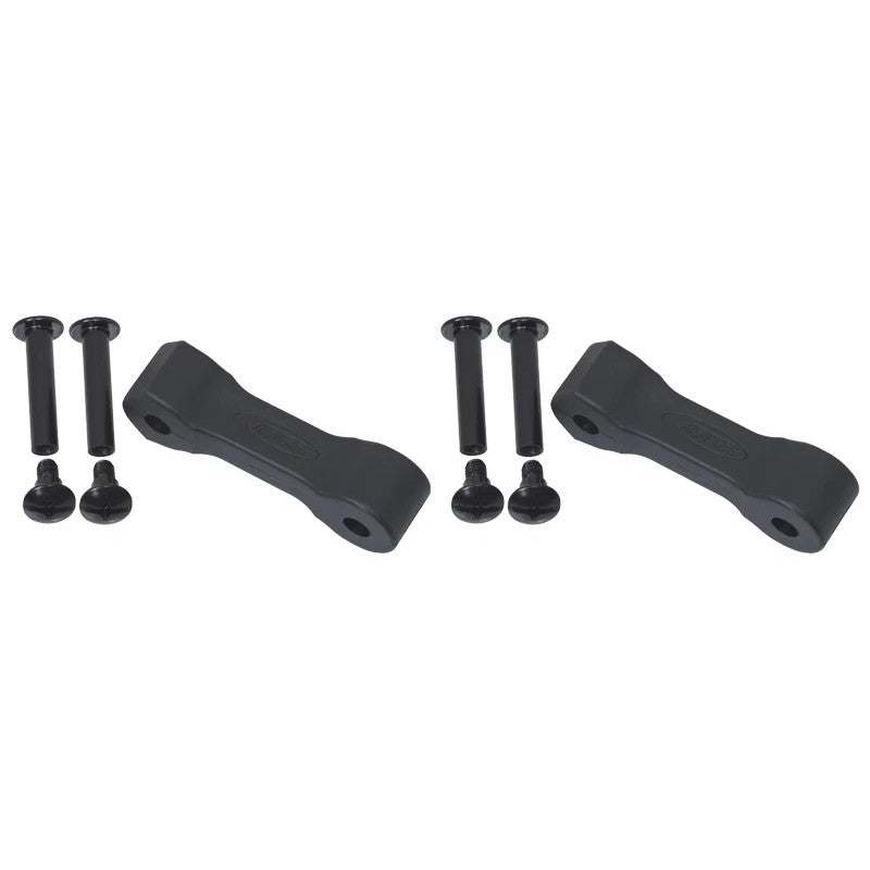 Kentrol 97-06 Jeep Wrangler TJ Replacement Hood Catch Rubbers Pair - Textured Black