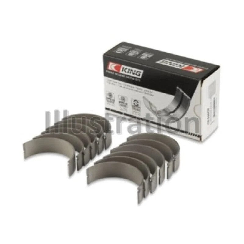 King Engine Bearings CR6840CP connecting rod bearing set in standard size for Nissan VQ40DE 4.0L V6 engines.