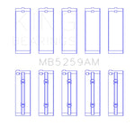 King Engine Bearings standard size main bearing set MB5259AM for Acura and Honda B18 and K-series engines.