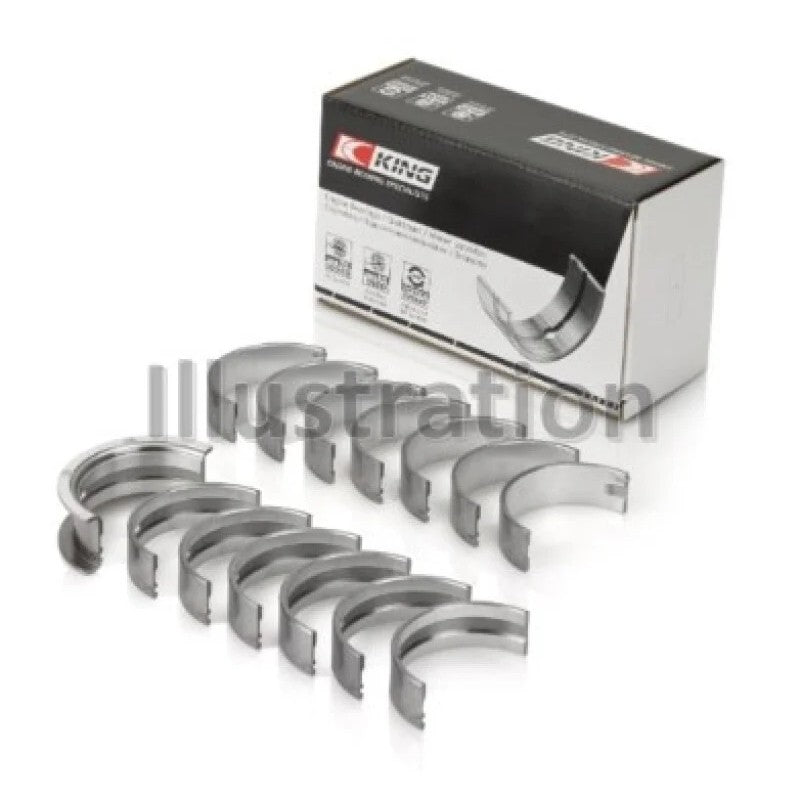 King Engine Bearings MB7776SI standard size (STD) main bearing set for BMW straight-six engines.