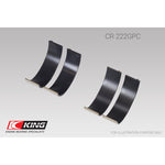 King Engine Bearings CR222GPC Sputter Replacement Rod Bearing Set in Standard size for BMW engines.