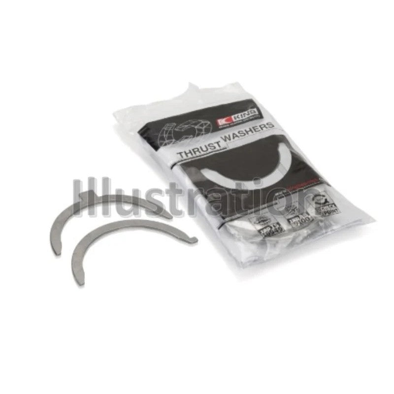 King Engine Bearings TW110AM thrust washer set for 1973-1995 Honda D15-series and early Civic/Accord engines.