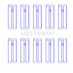 Set of King Engine Bearings MB5568AM standard size crankshaft main bearings for Honda and Acura engines.