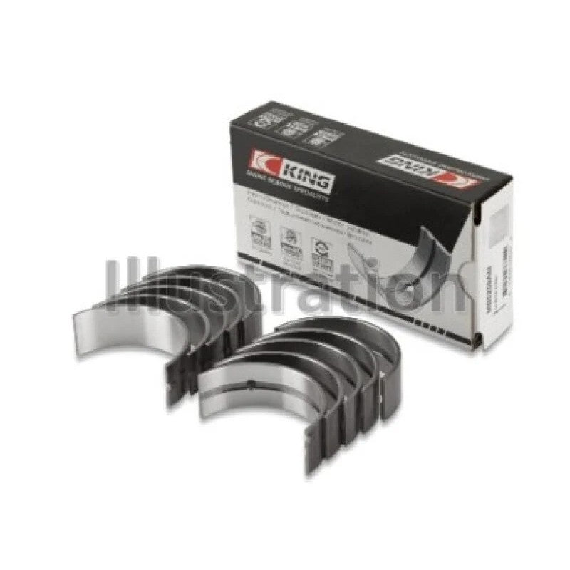 Five-piece King Engine Bearings main bearing set for Hyundai and Kia G4KE and G4KC 2.0T engines.