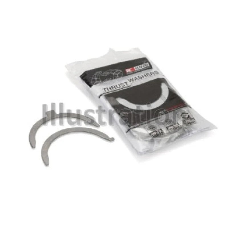 King Engine Bearings TW1050AM Thrust Washer Set for Mitsubishi 4B11T and Hyundai/Kia G4 series 2.0T engines.