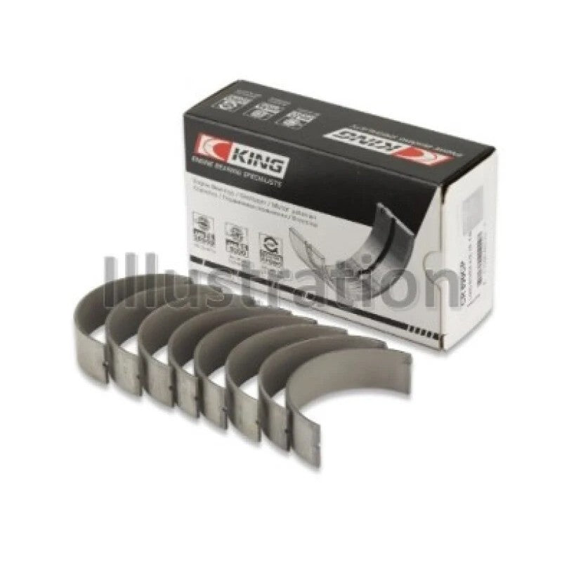 King Engine Bearings CR4125CP performance rod bearing set of 4 for 1991-2019 Subaru EJ20/EJ22/EJ25 engines.