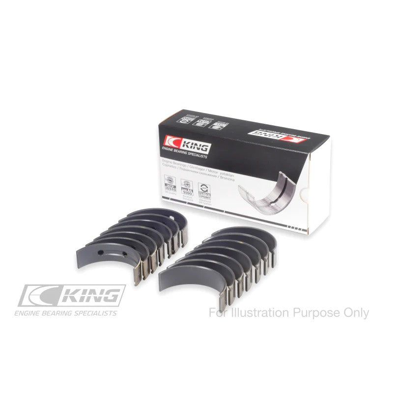 King Engine Bearings MB7779MCSTDX B58 main bearing set in size STDX for performance BMW and Supra engines.