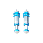 Pair of King Shocks 2.0 diameter hydraulic front bump stops for 2007-2025 Jeep Wrangler and Gladiator.