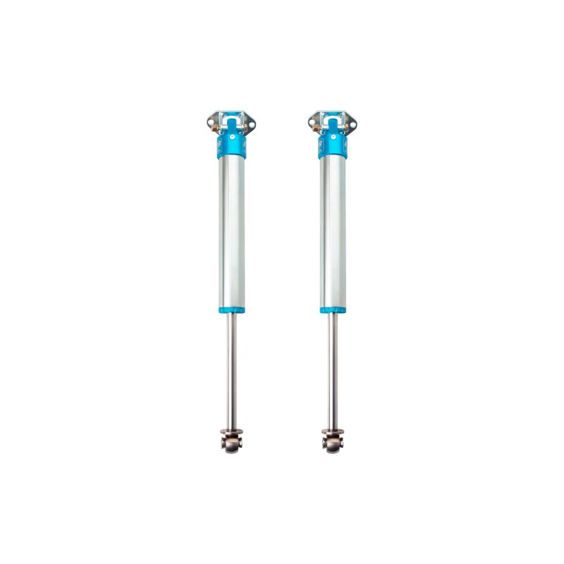 Pair of King Shocks 2.0 inch diameter rear internal reservoir shock absorbers for 2007-2018 Jeep Wrangler JK