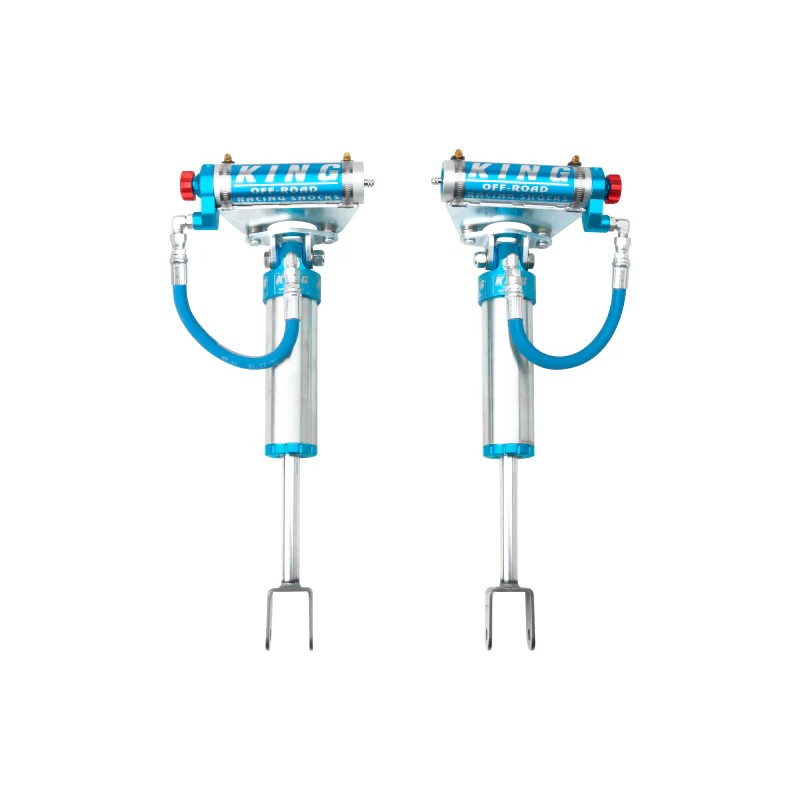 King Shocks 2011+ Chevrolet Silverado 2500/3500/HD Front 2.5 Dia Remote Res Shock w/Adjuster (Pair)