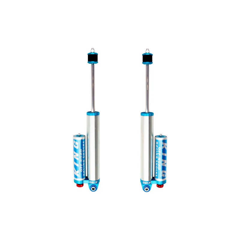 King Shocks 2.5 Rear Piggyback Reservoir Shocks with Compression Adjusters for 2014-2025 Ram 2500 4WD.