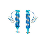 King Shocks 2.5 front remote reservoir coilovers with blue coil springs for 2017-2022 Chevrolet Colorado ZR2