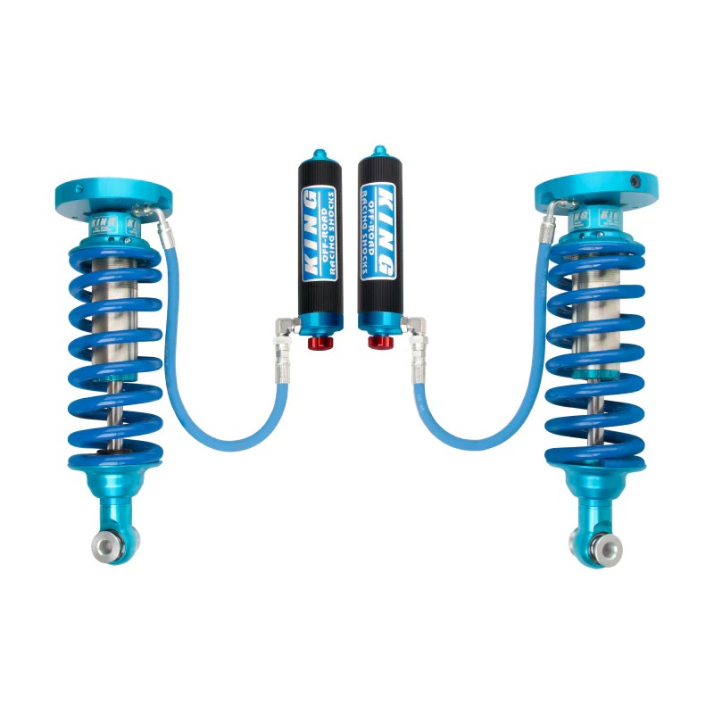 King Shocks 2.5 inch rear remote reservoir coilovers with compression adjusters for 2018-2025 Ford Expedition 4WD.