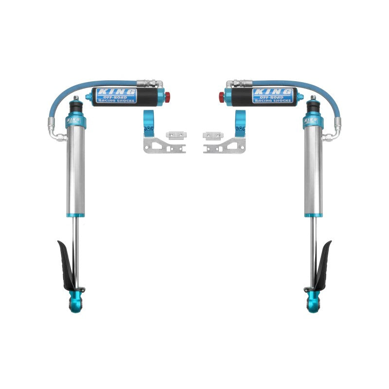 King Shocks 2.5 rear coilovers with remote reservoirs and compression adjusters for 2023-2025 Toyota Sequoia