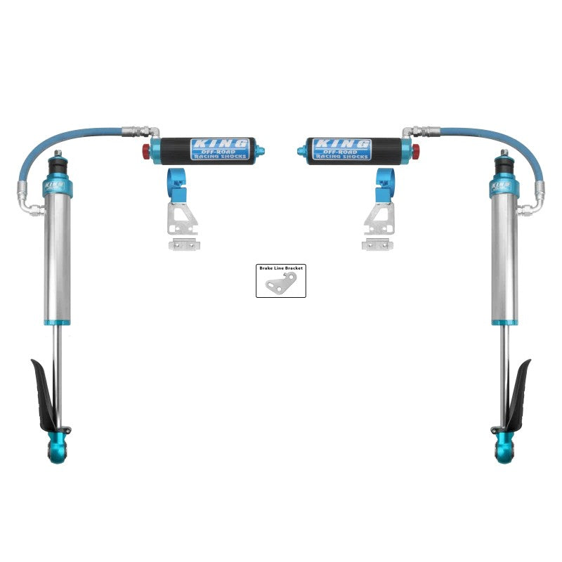 King Shocks 2024+ Toyota Tacoma 2.5 Dia Remote Reservoir Shock w/Adjuster (Pair) - Rear