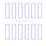King CR6900SV0.5 connecting rod bearing set for 3.0L VM Motori EcoDiesel engines in +0.5mm oversize.