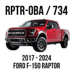 Kleinn RPTR-734 Onboard Air System with Model 730 triple horns, 200 PSI compressor, and 3-gallon tank for Ford Raptor.