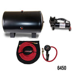 Kleinn 6450 onboard air system featuring a 5-gallon steel tank, 6450RC waterproof compressor, and tire inflation kit.