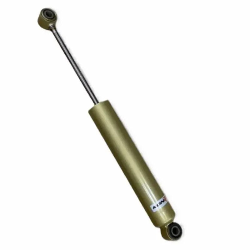 Koni EVO FSD series rear shock absorber in metallic red finish for Ford F53 motorhome chassis