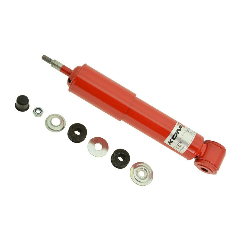 Red Koni Heavy Track Special Classic 82 Series twin-tube front shock absorber for 1993-2003 Volkswagen EuroVan.