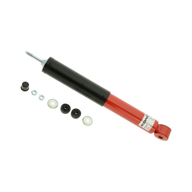 Red Koni Heavy Track Special 30 Series mono-tube rear shock absorber for 1991-1999 Mitsubishi Montero.