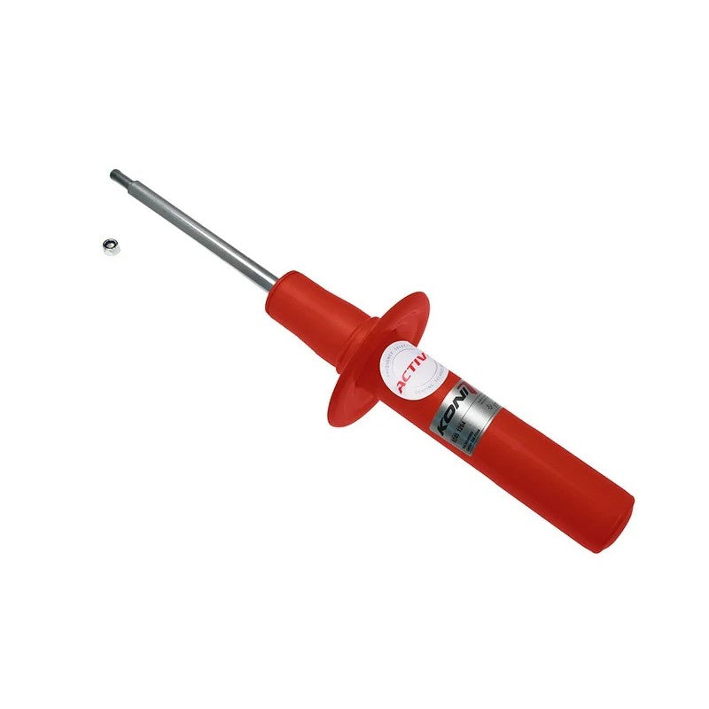 Red Koni Special Active 8245 Series twin-tube front shock absorber for Audi vehicles.