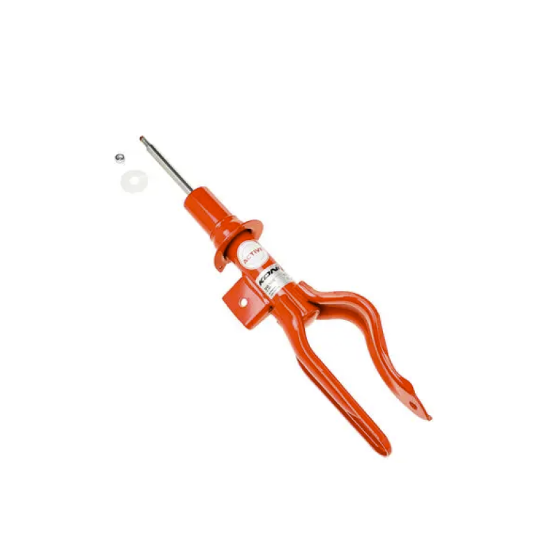 Red Koni Special Active front left shock absorber for 2017-2023 Tesla Model 3 and Model Y.