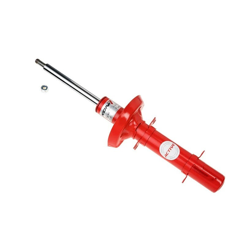 Koni Special Active FSD front strut in signature red finish for 1998-2010 Volkswagen Beetle, Golf, and Jetta