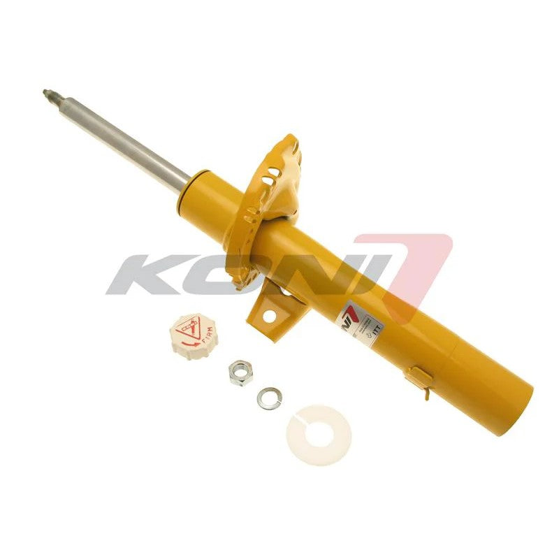 Koni Sport Yellow 8741 Series externally adjustable twin-tube gas charged front strut for 55mm OD housings