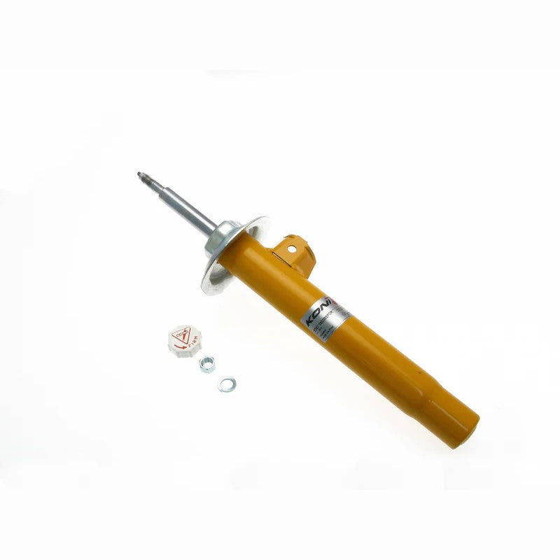 Yellow Koni Sport series externally rebound adjustable front right strut for 2003-2008 BMW Z4